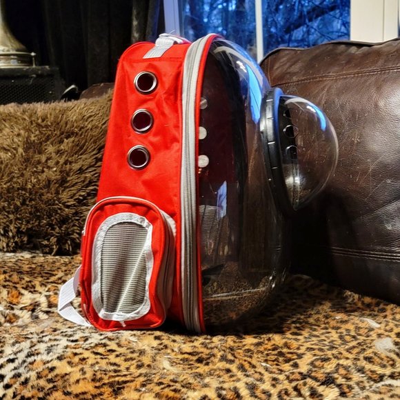 Pet Backpack Carrier Bubble Cat or small Dog.. Bran New! - Picture 3 of 5